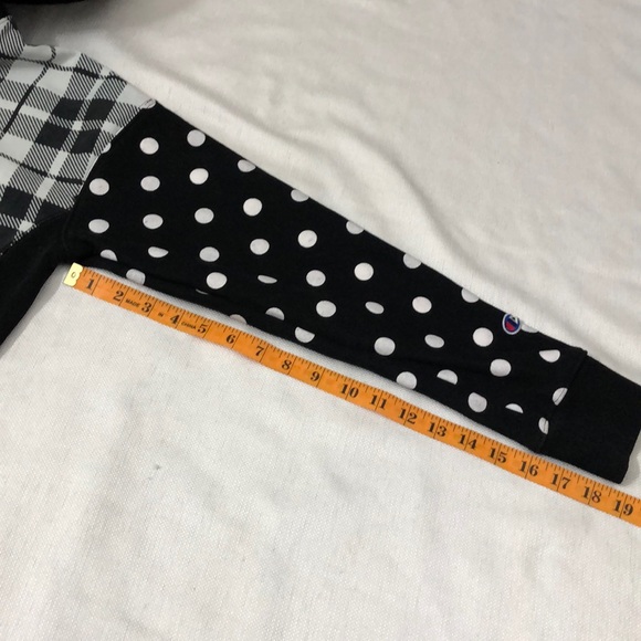 CHAMPION small black and white hoodie sweater - Picture 11 of 16